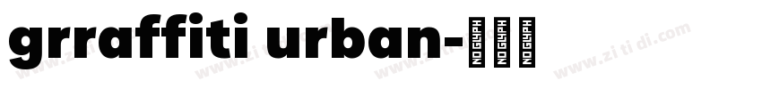 grraffiti urban字体转换
